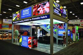 Digital textiles make installation easy for in-store personnel.