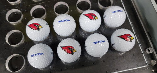 Mutoh golf ball printing jig