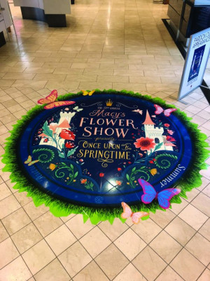Macy's floor graphics