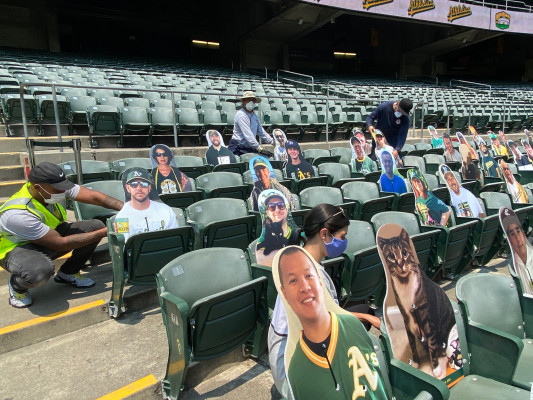 Oakland A&rsquo;s cutouts