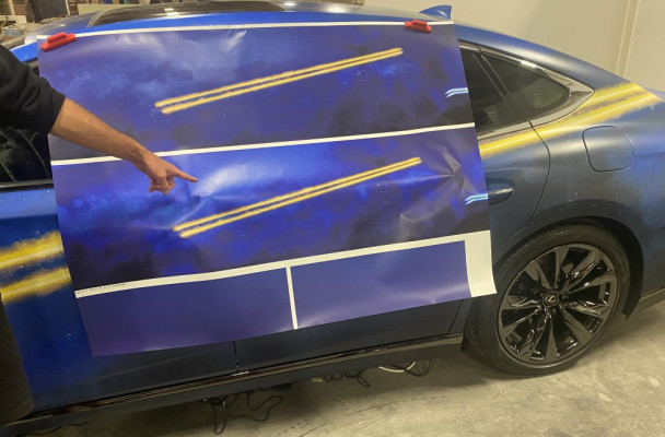 Lexus worked with SCPS to create the Marvel Eternals vehicle wraps.