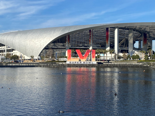 Super Bowl 56 Lake Letters
