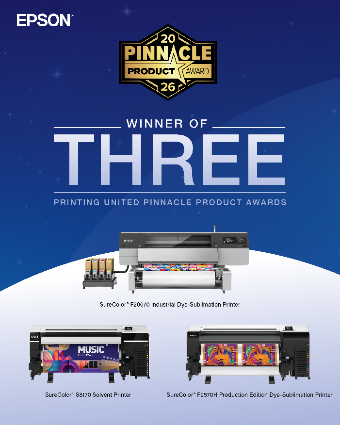 Epson Wins Three Pinnacle Product Awards